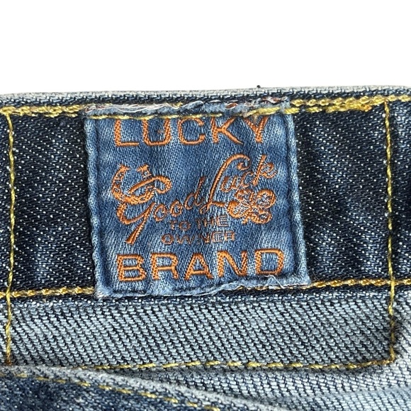 Lucky Brand Mid Rise Flare Leg Gene Montesano Denim Jeans Women’s 8/29 - Picture 4 of 12